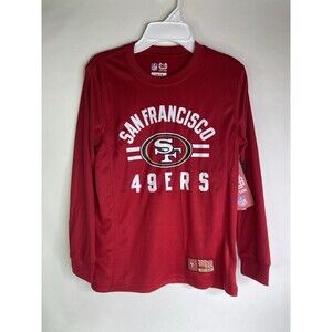 San Francisco 49ers NFL Ultra Game Long Sleeve T-Shirt Top Boys Girls Size 10-12